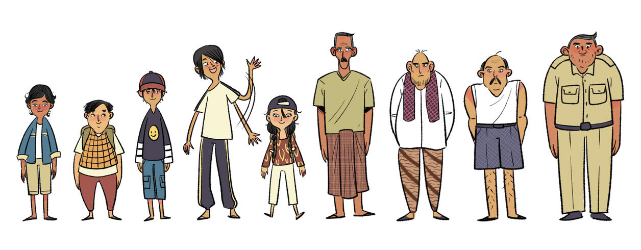 Buyung - Characters Line Up