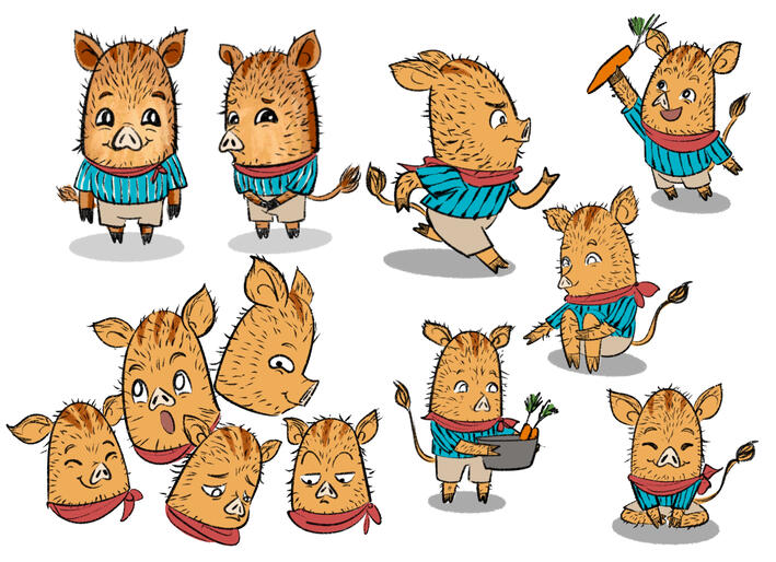 Elis The Boar - Character Design