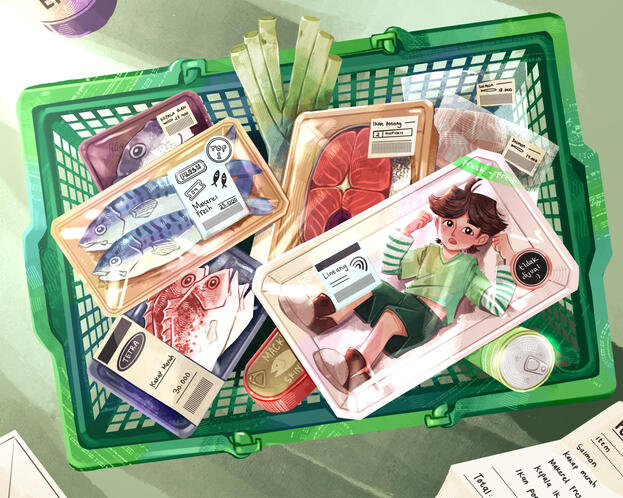 Supermarket basket